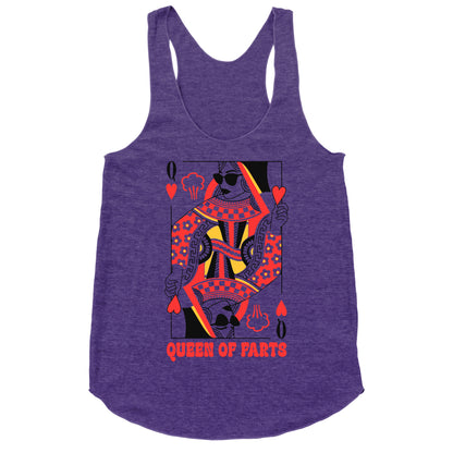 King & Queen Of Farts Racerback Tank