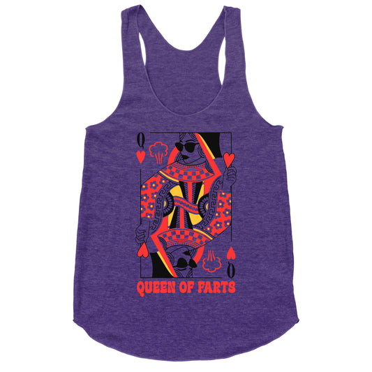 King & Queen Of Farts Racerback Tank