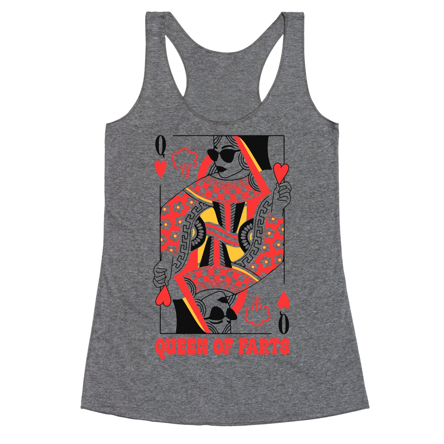 King & Queen Of Farts Racerback Tank