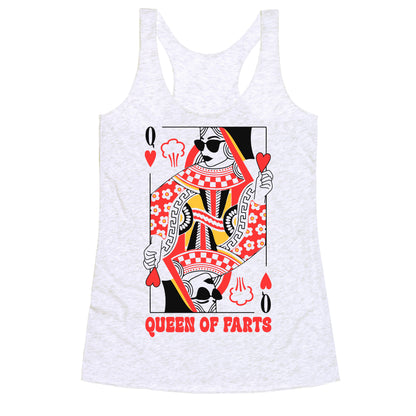 King & Queen Of Farts Racerback Tank
