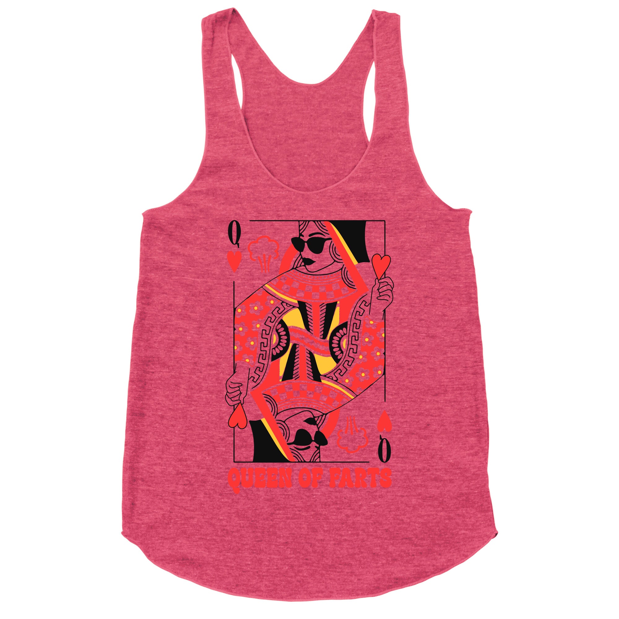 King & Queen Of Farts Racerback Tank