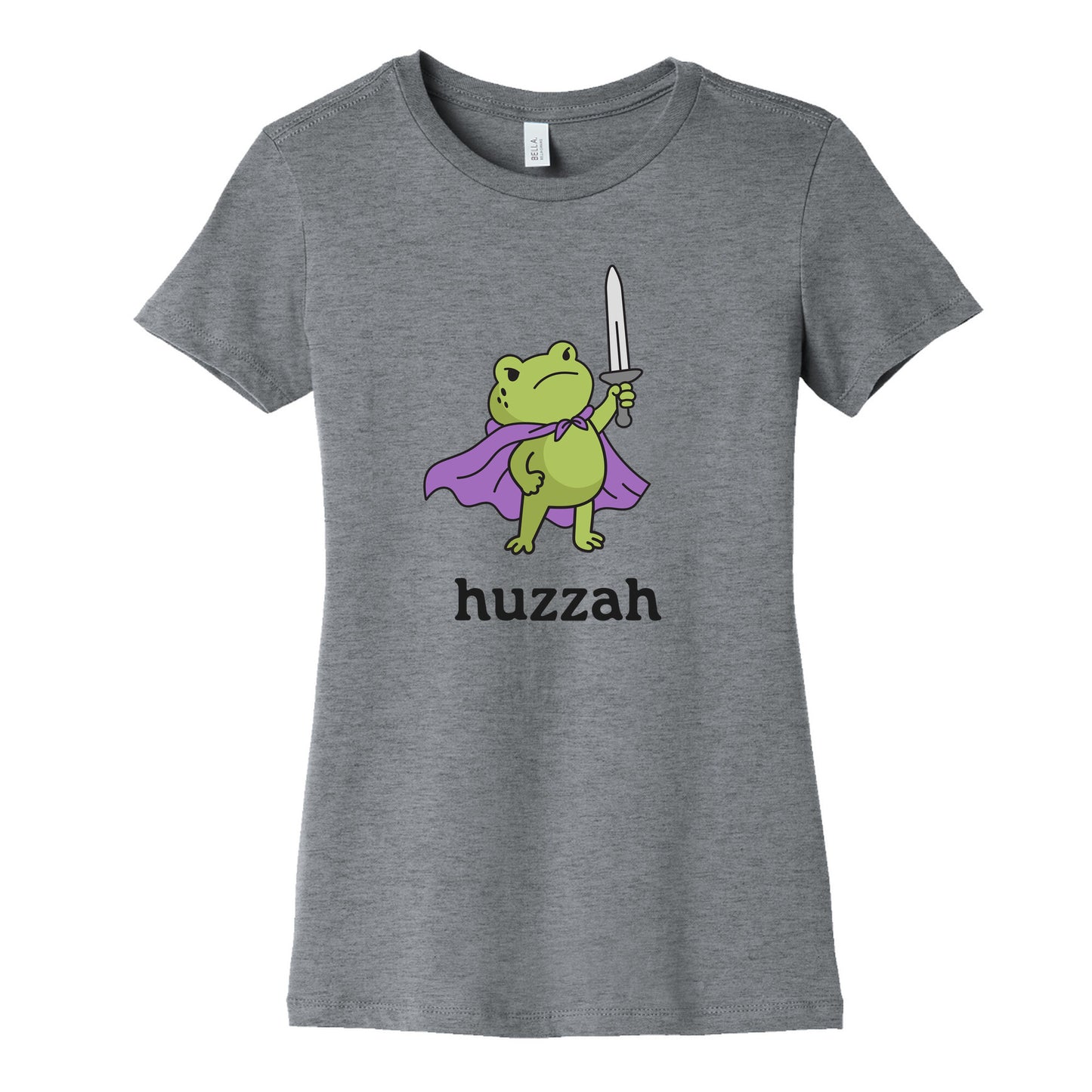 Huzzah Frog Womens Cotton Tee