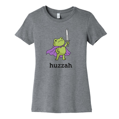 Huzzah Frog Womens Cotton Tee
