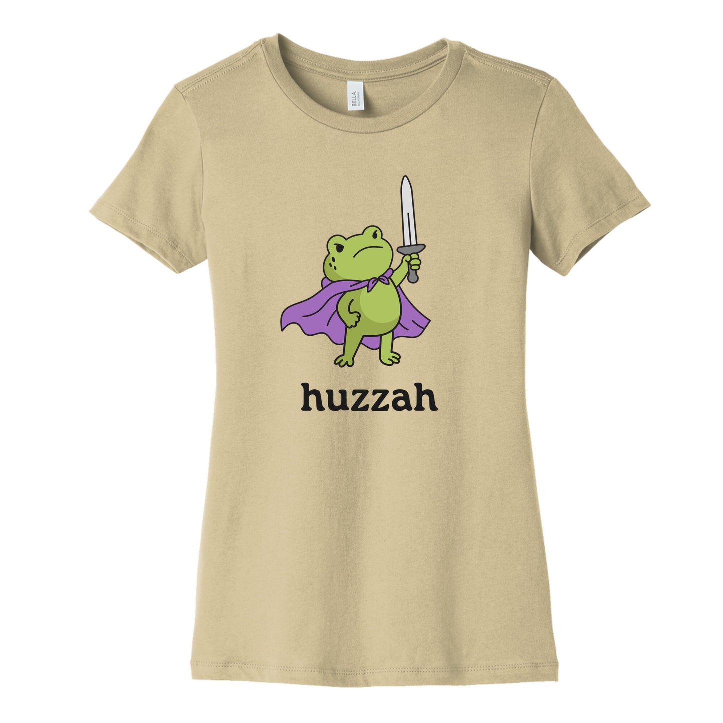 Huzzah Frog Womens Cotton Tee