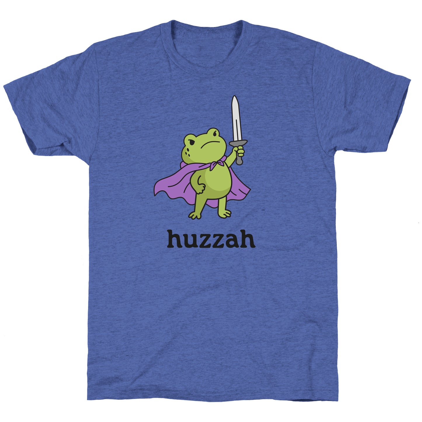 Huzzah Frog Unisex Triblend Tee