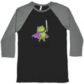 Huzzah Frog Baseball Tee