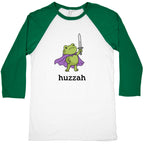 Huzzah Frog Baseball Tee