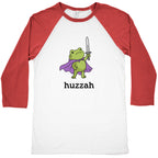 Huzzah Frog Baseball Tee