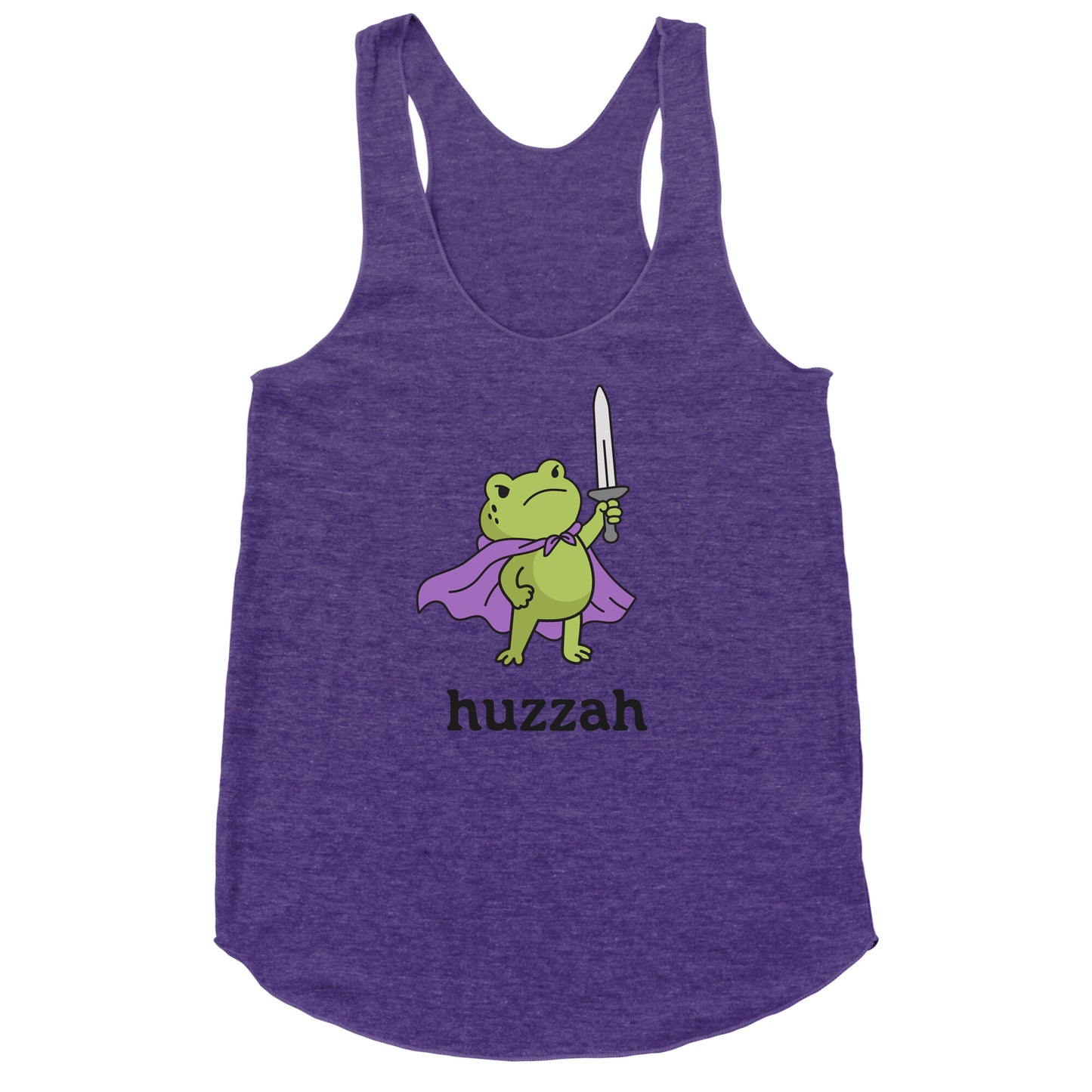 Huzzah Frog Racerback Tank