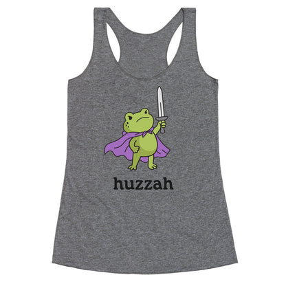Huzzah Frog Racerback Tank
