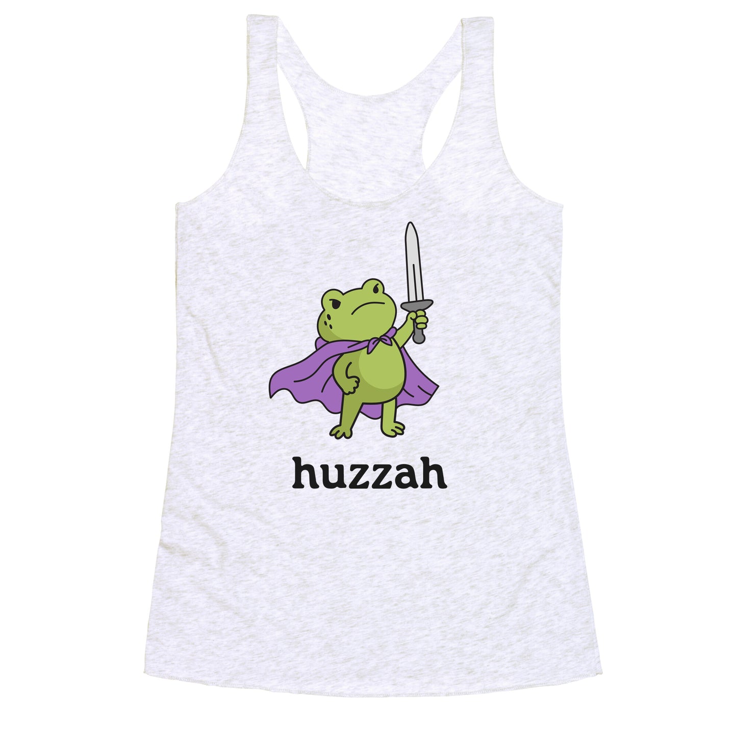 Huzzah Frog Racerback Tank