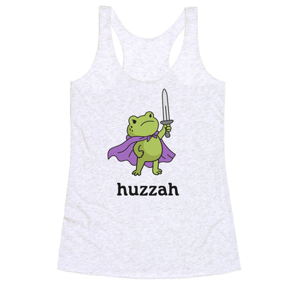 Huzzah Frog Racerback Tank