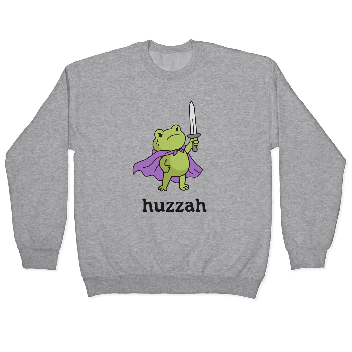 Huzzah Frog Crewneck Sweatshirt
