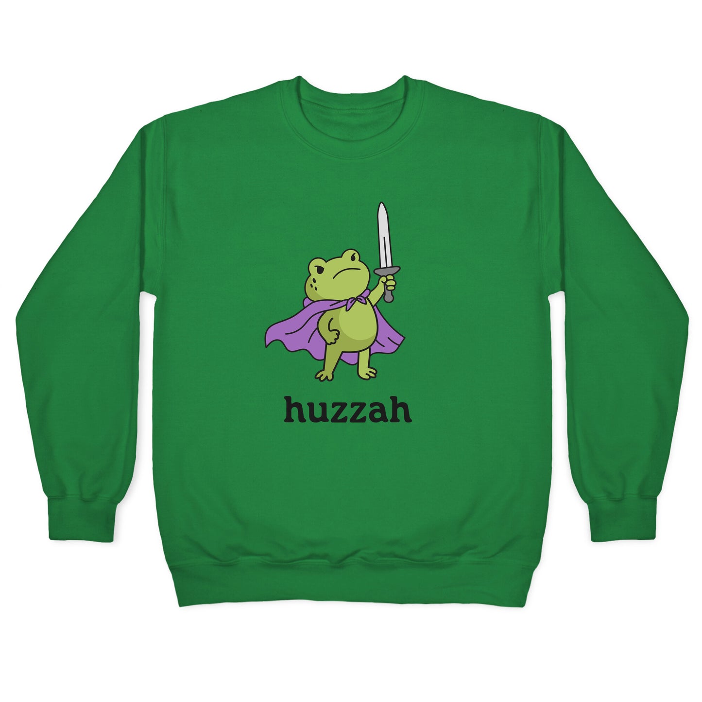 Huzzah Frog Crewneck Sweatshirt
