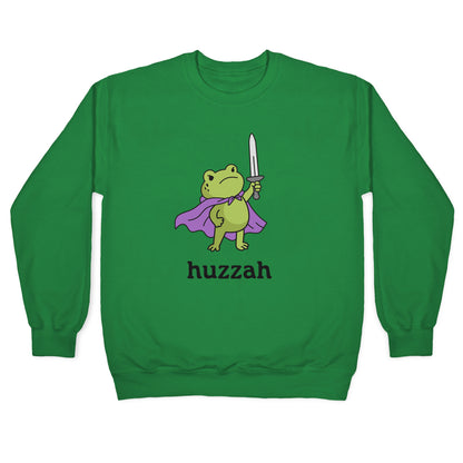 Huzzah Frog Crewneck Sweatshirt