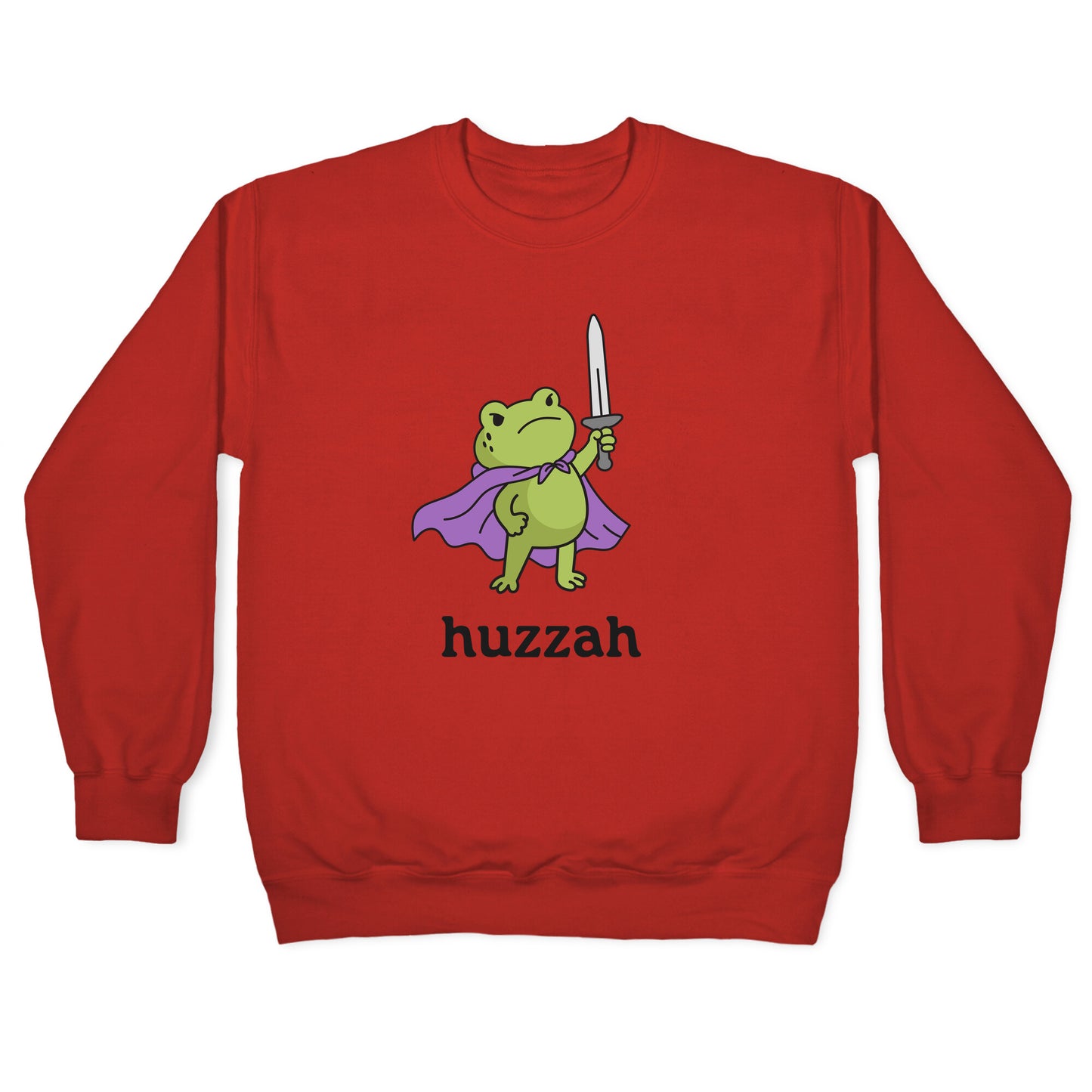 Huzzah Frog Crewneck Sweatshirt