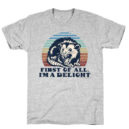 Delightful Unhinged Possum T-Shirt