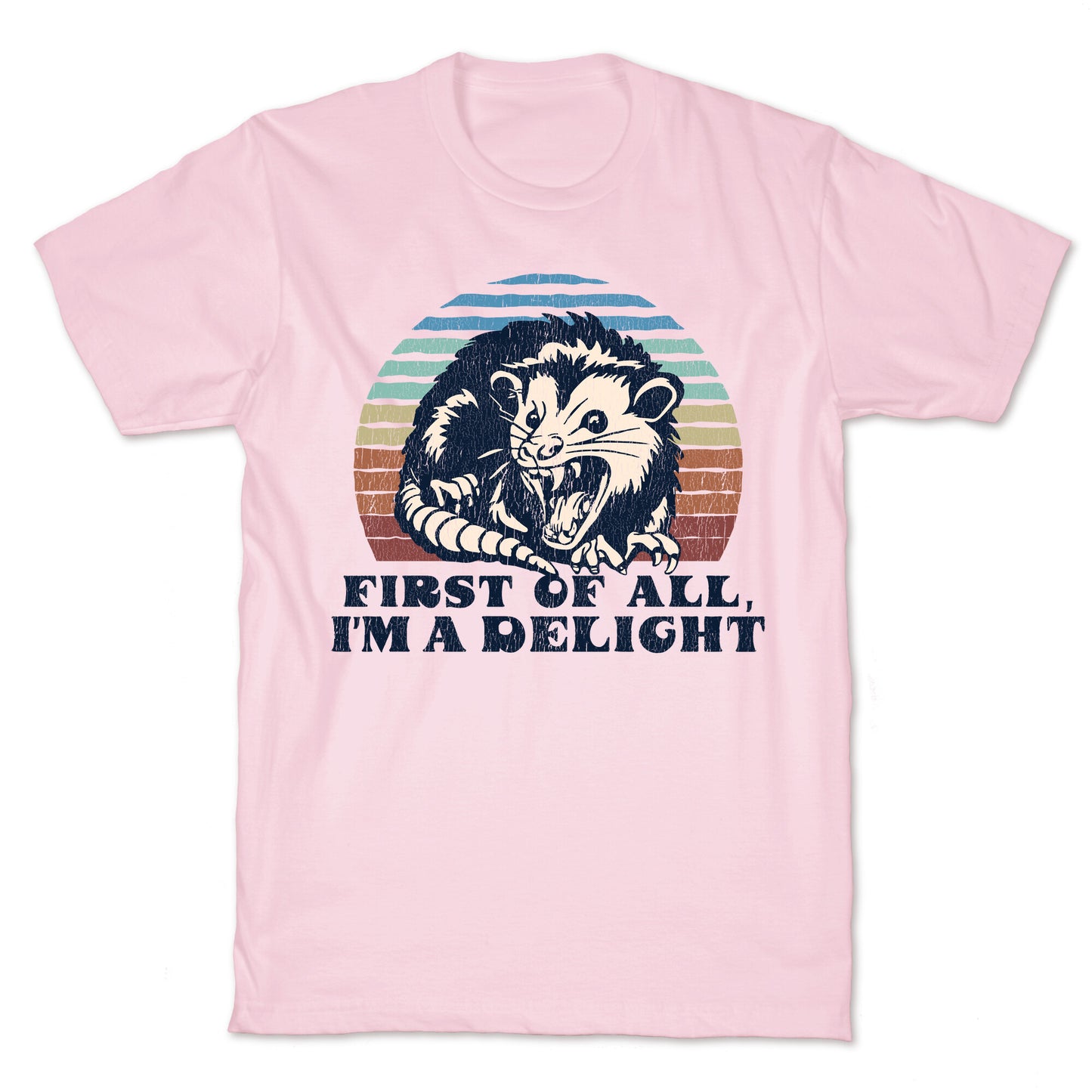 Delightful Unhinged Possum T-Shirt