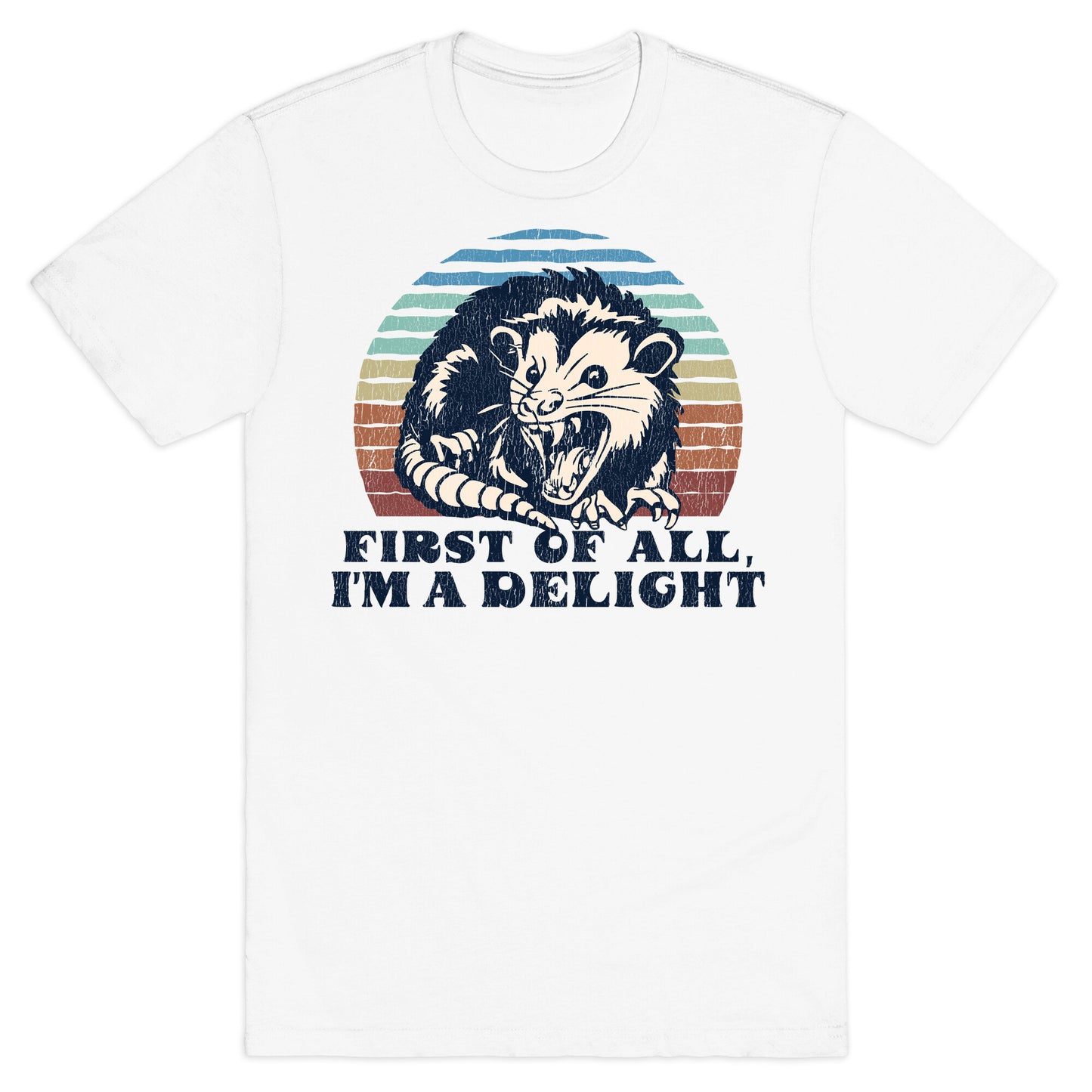 Delightful Unhinged Possum T-Shirt