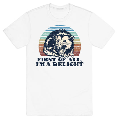 Delightful Unhinged Possum T-Shirt