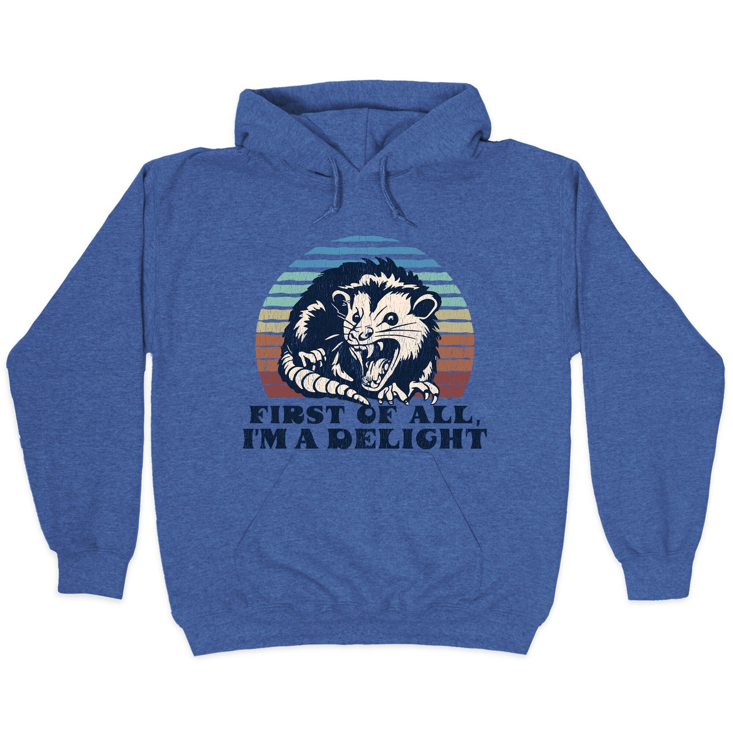 Delightful Unhinged Possum Hoodie