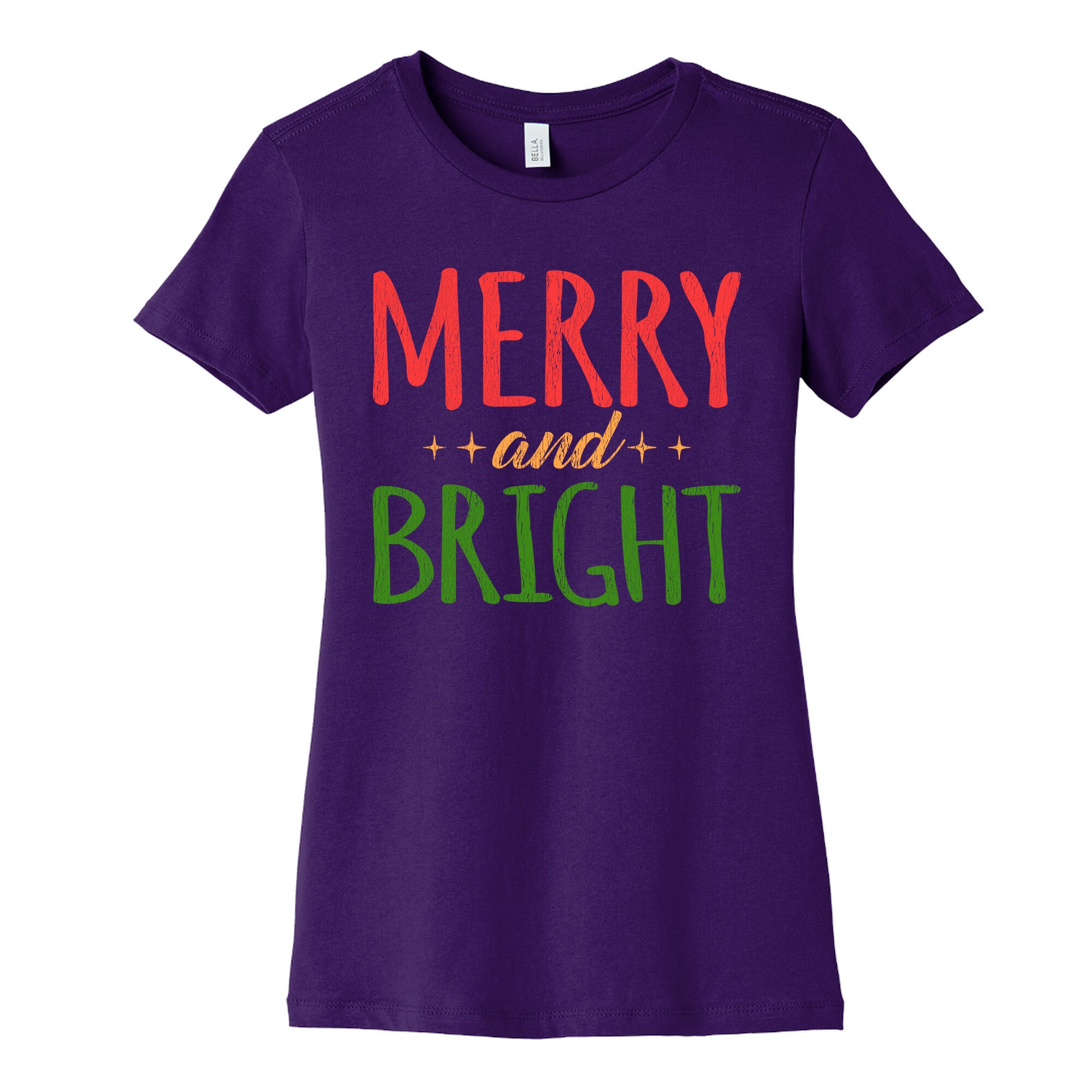 Merry & Bright Womens Cotton Tee