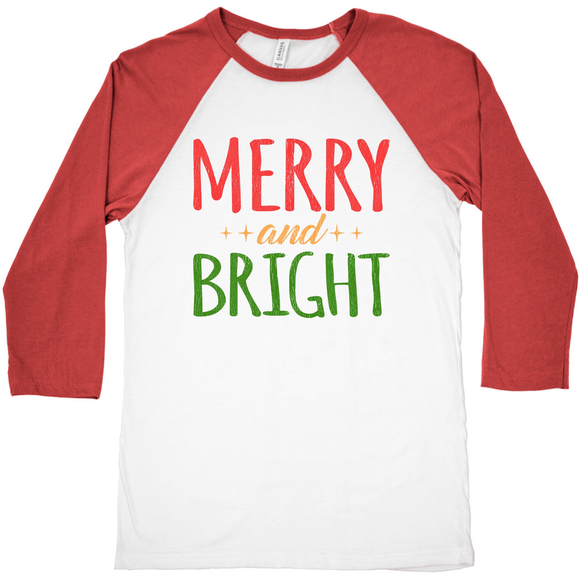 Merry & Bright Baseball Tee