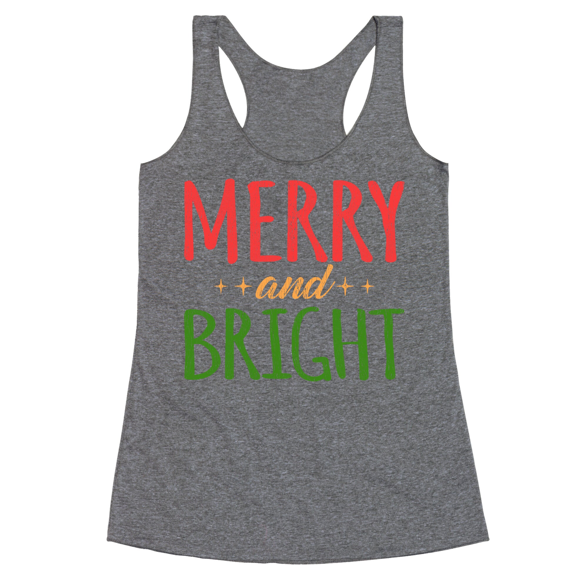 Merry & Bright Racerback Tank