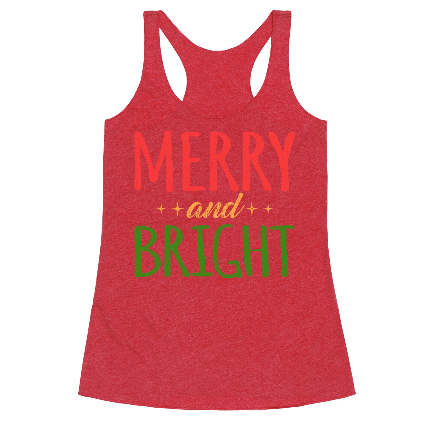 Merry & Bright Racerback Tank