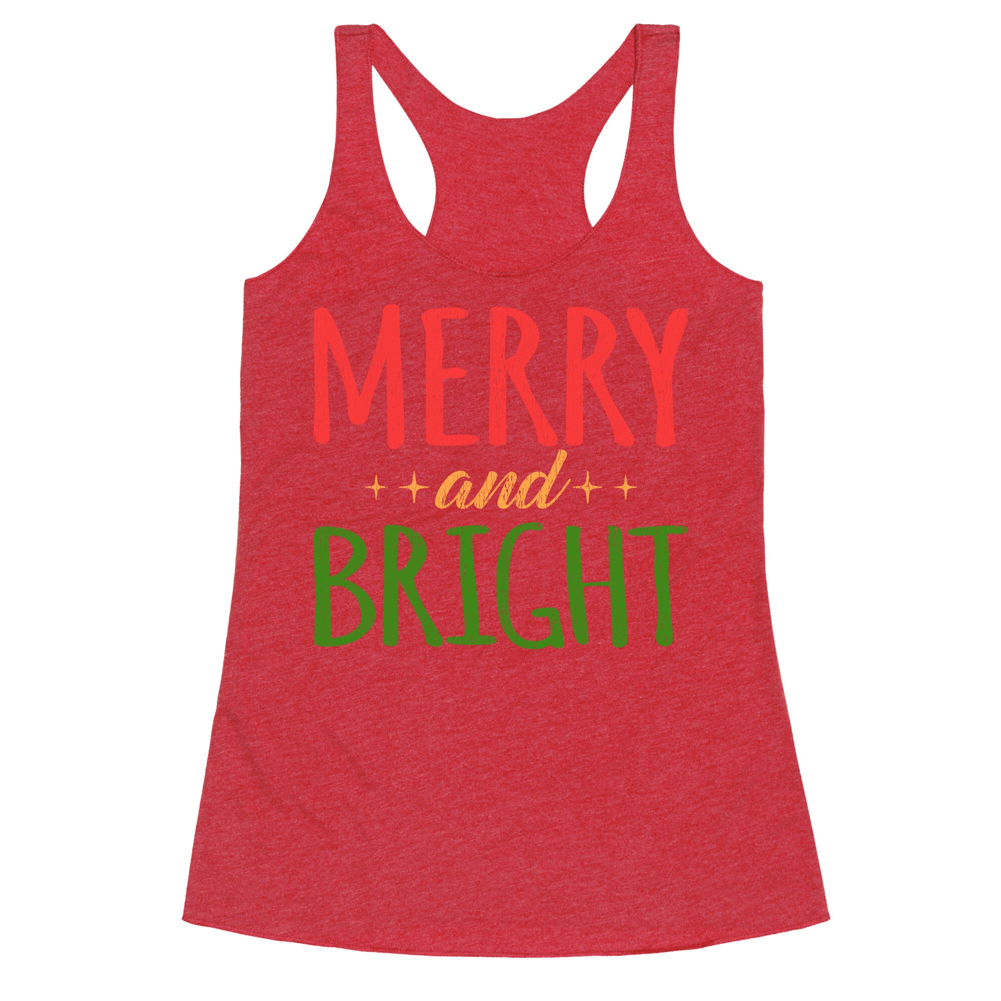 Merry & Bright Racerback Tank
