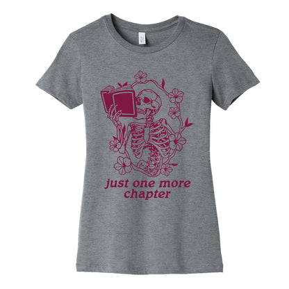 Just One More Chapter Womens Cotton Tee