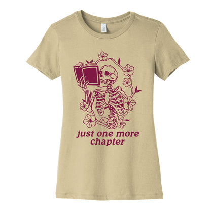 Just One More Chapter Womens Cotton Tee
