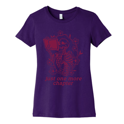 Just One More Chapter Womens Cotton Tee