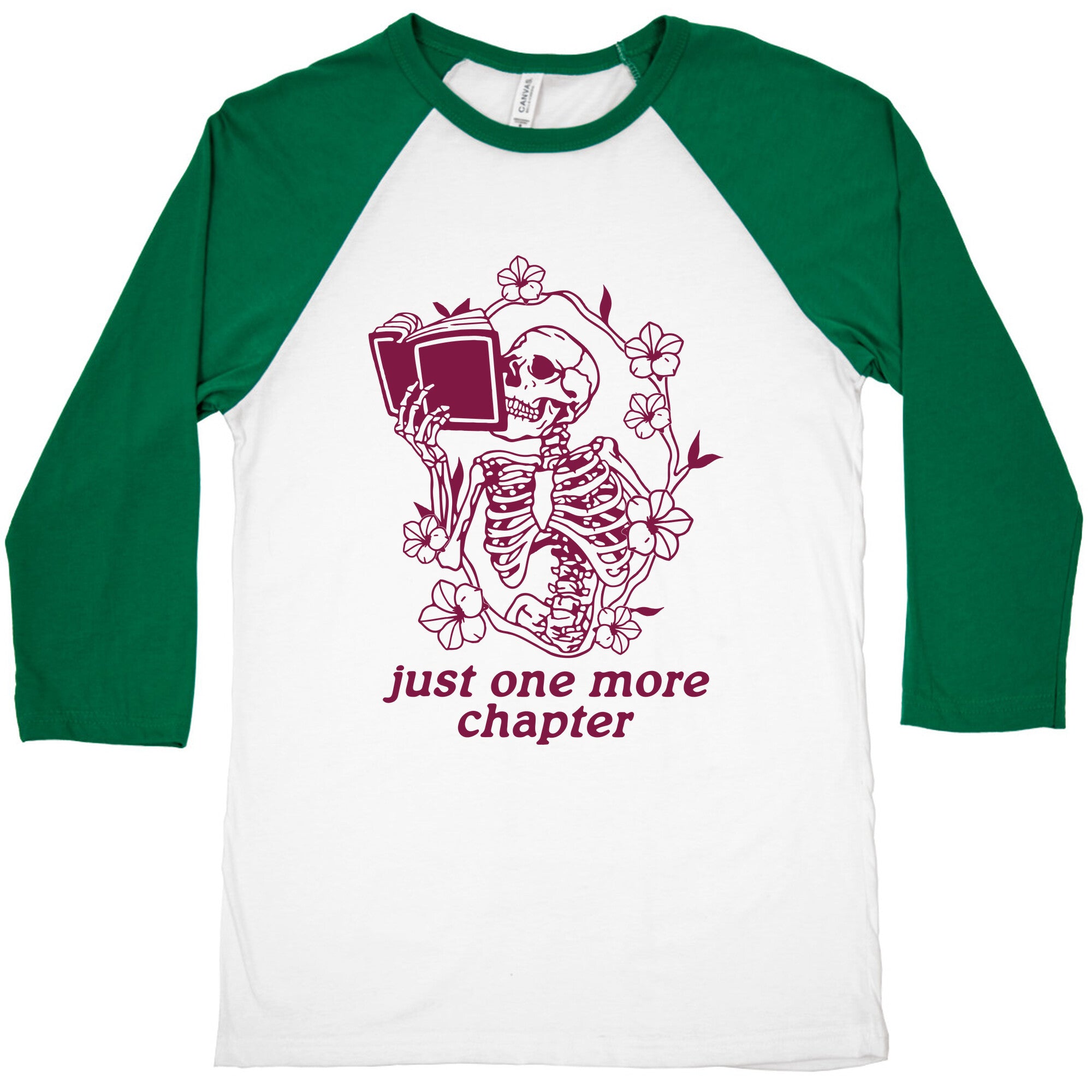 Just One More Chapter Baseball Tee