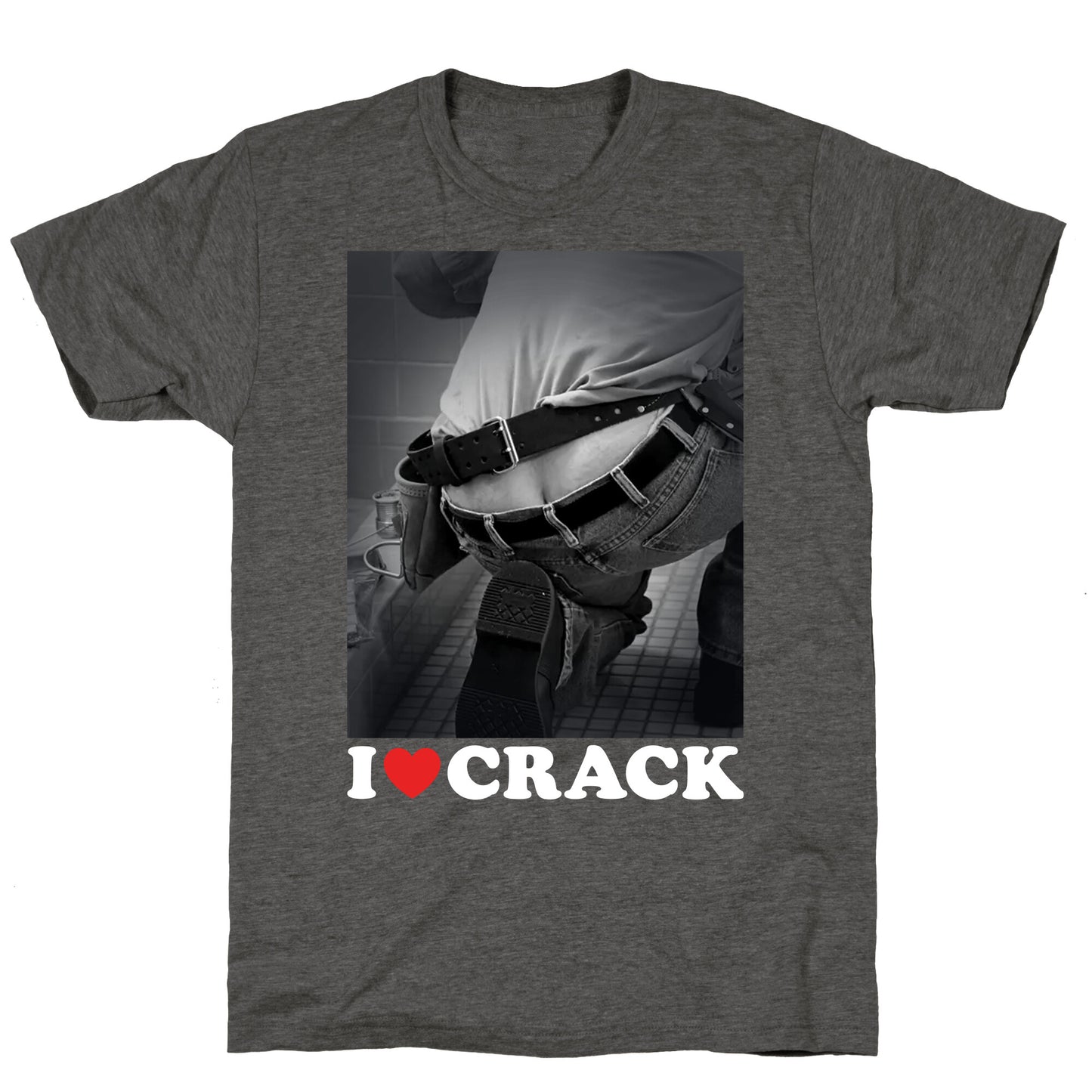 I Love Crack Unisex Triblend Tee