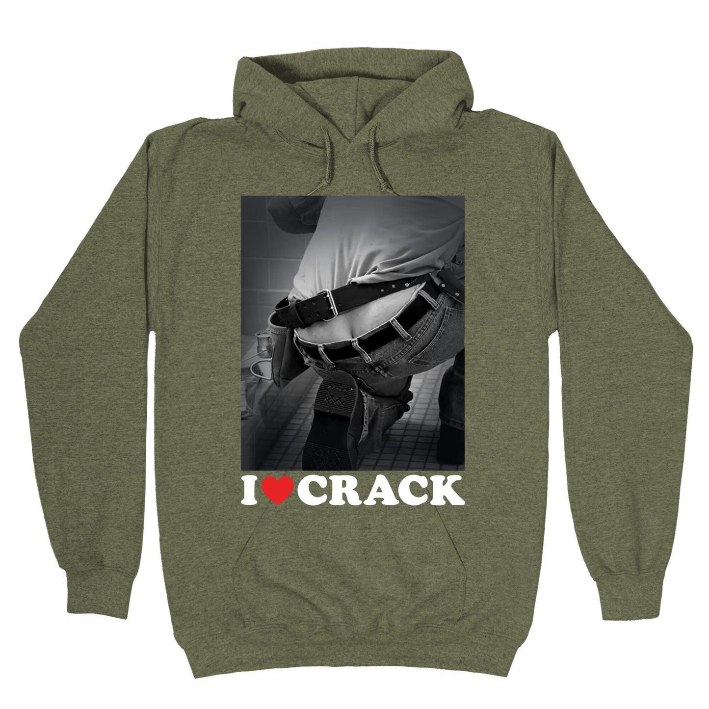 I Love Crack Hoodie