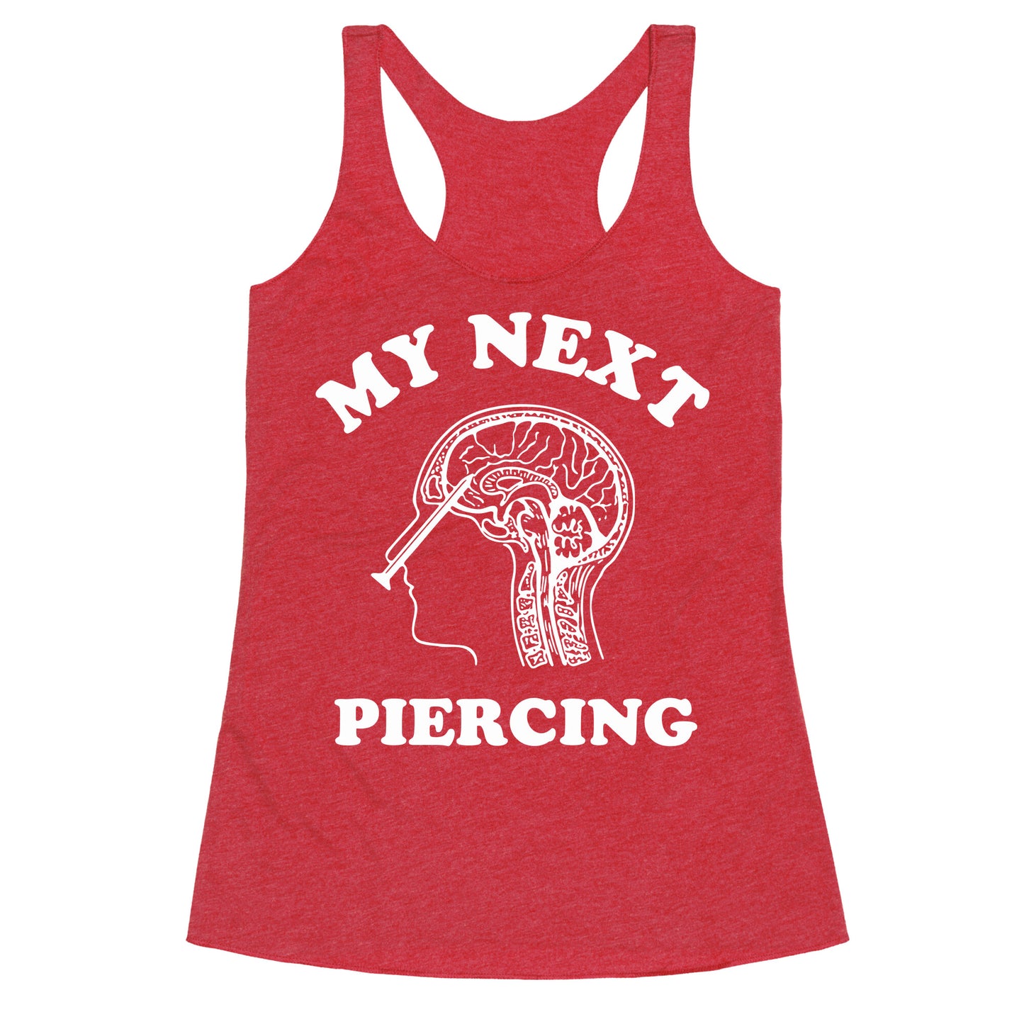 My Next Piercing Racerback Tank