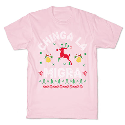 Chinga La Migra Christmas T-Shirt