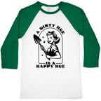 Dirty Hoe, Happy Hoe Baseball Tee