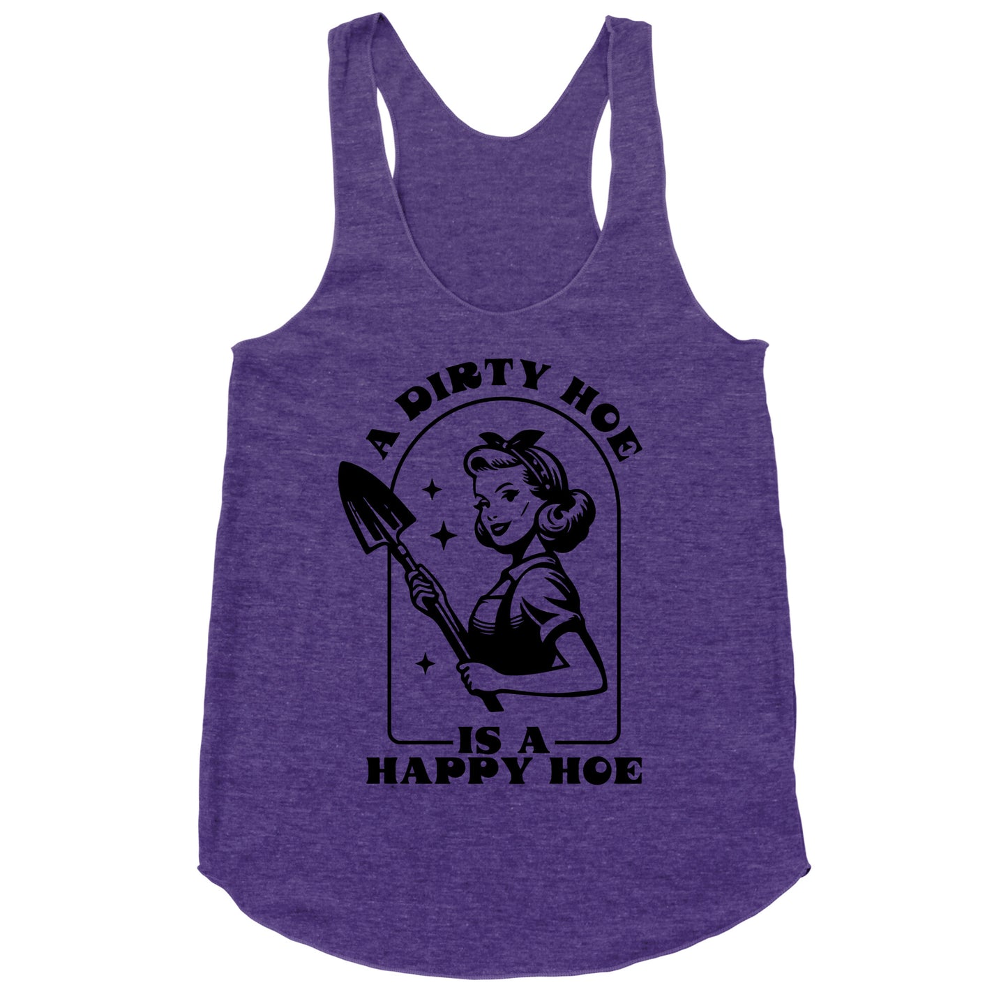 Dirty Hoe, Happy Hoe Racerback Tank
