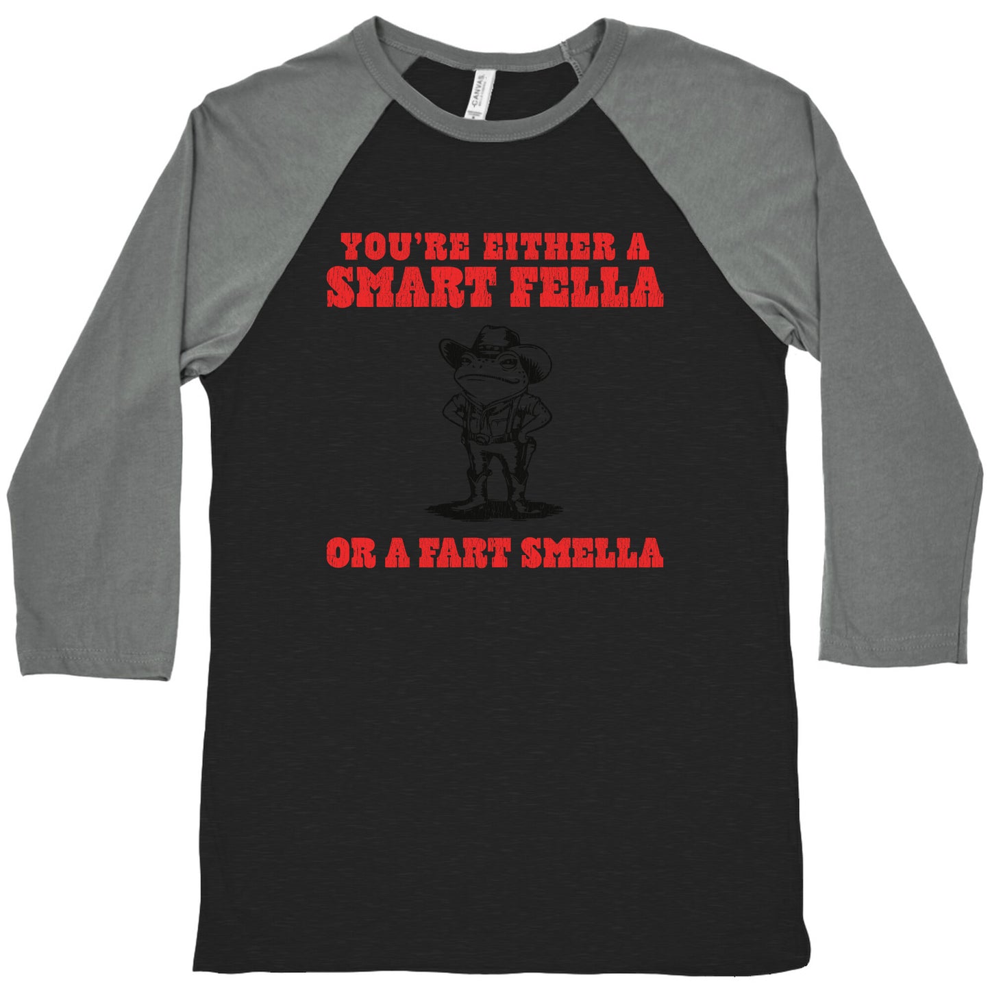 Fart Smella Baseball Tee