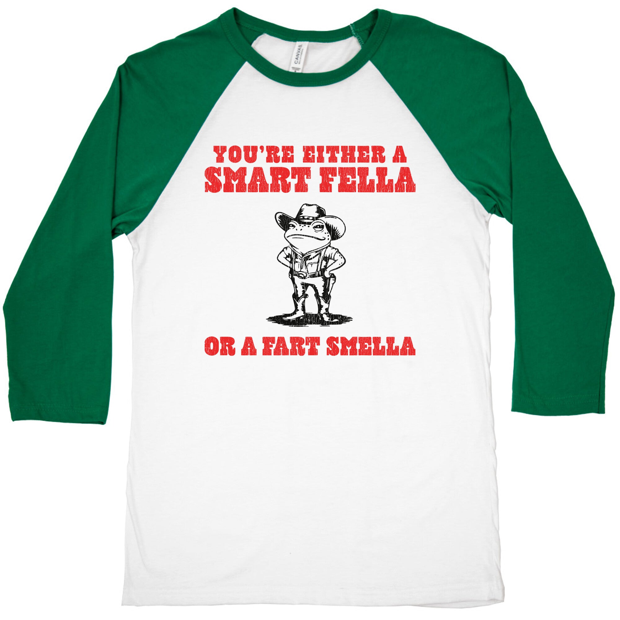 Fart Smella Baseball Tee