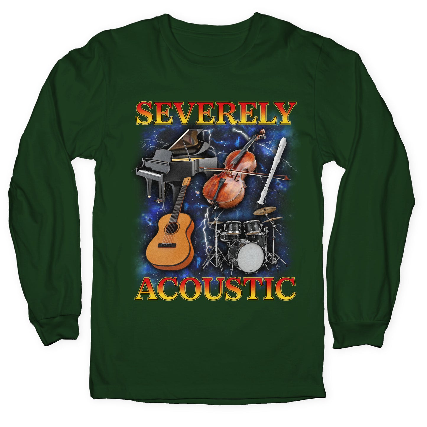 Severely Acoustic Longsleeve Tee