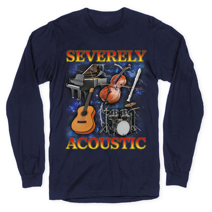 Severely Acoustic Longsleeve Tee