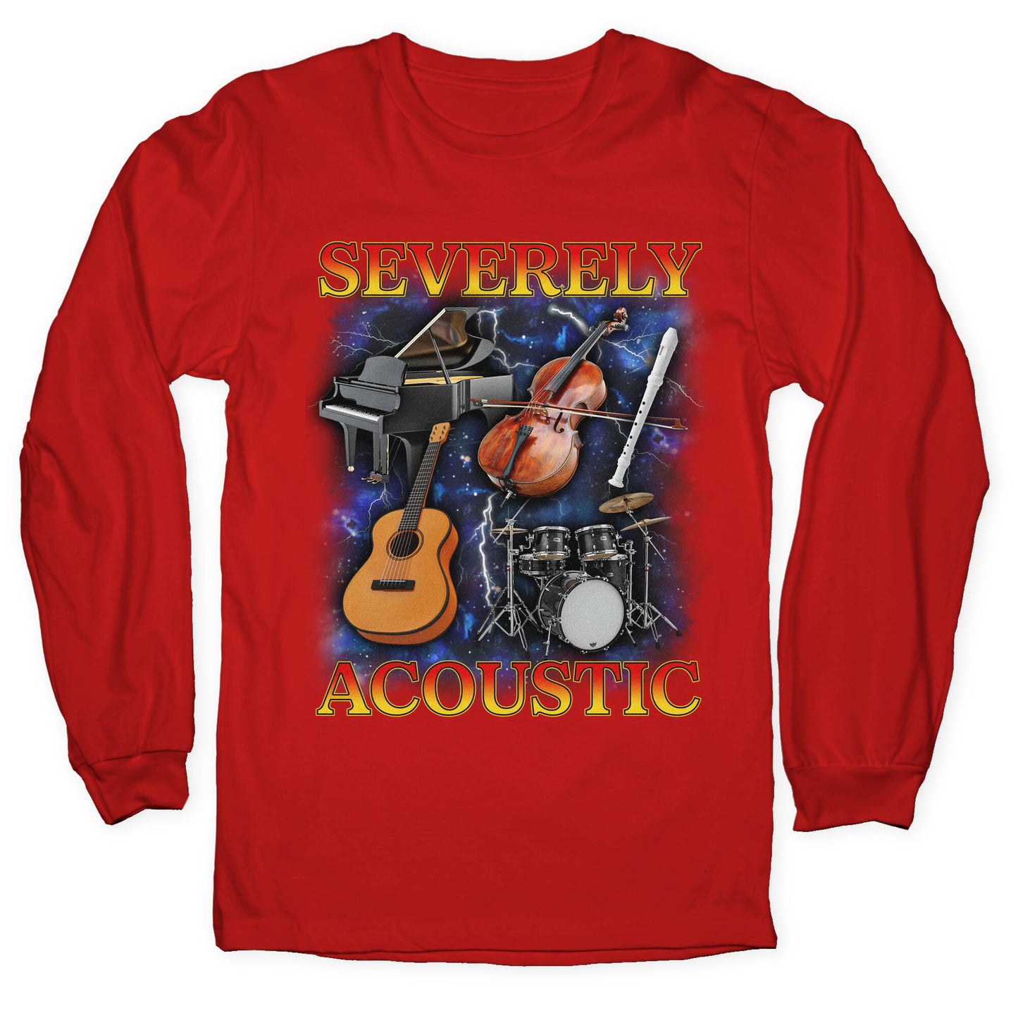Severely Acoustic Longsleeve Tee