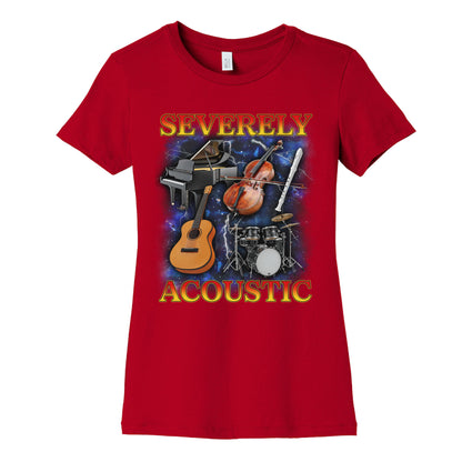 Severely Acoustic Womens Cotton Tee