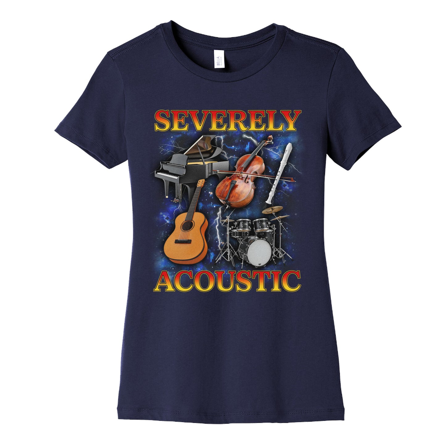Severely Acoustic Womens Cotton Tee