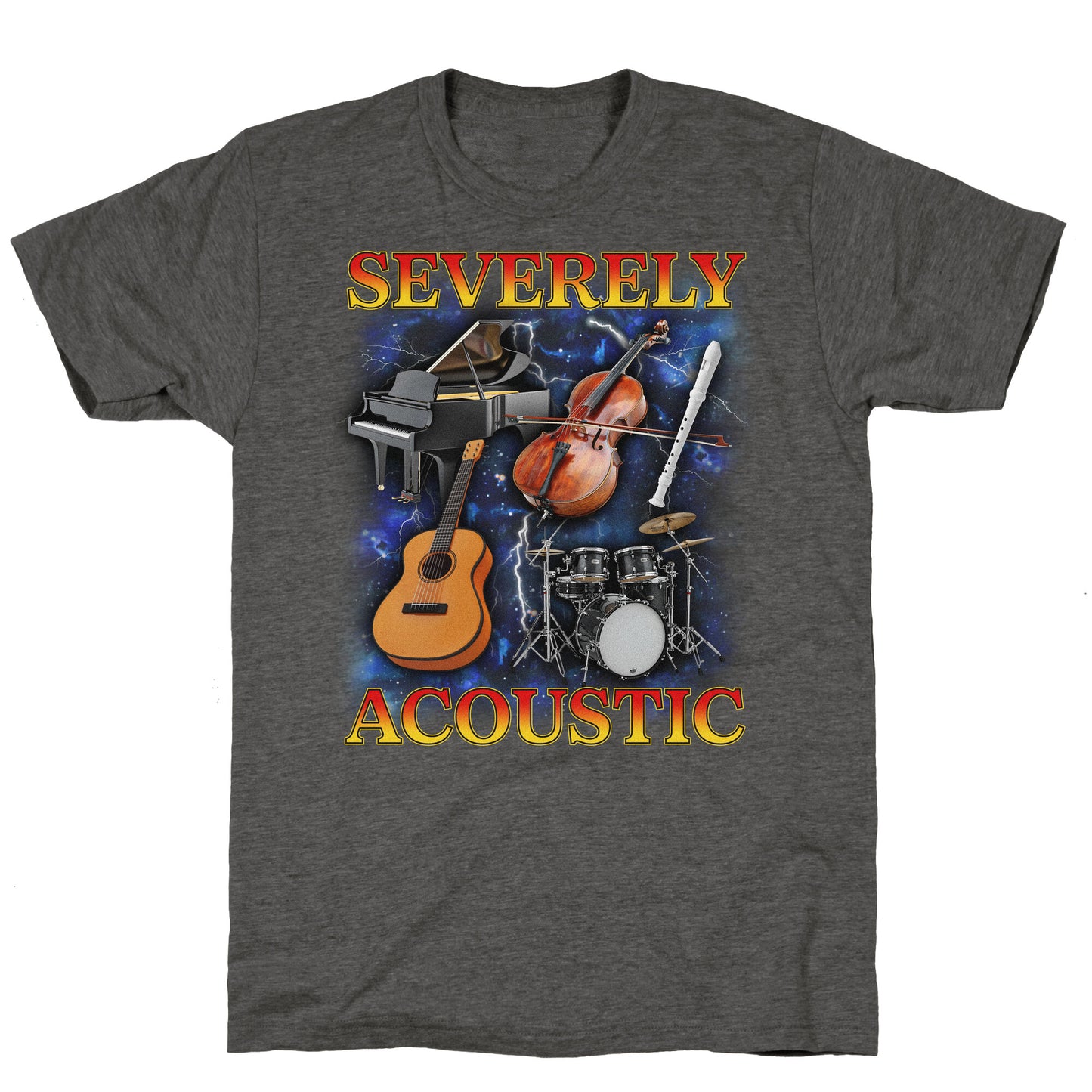 Severely Acoustic Unisex Triblend Tee
