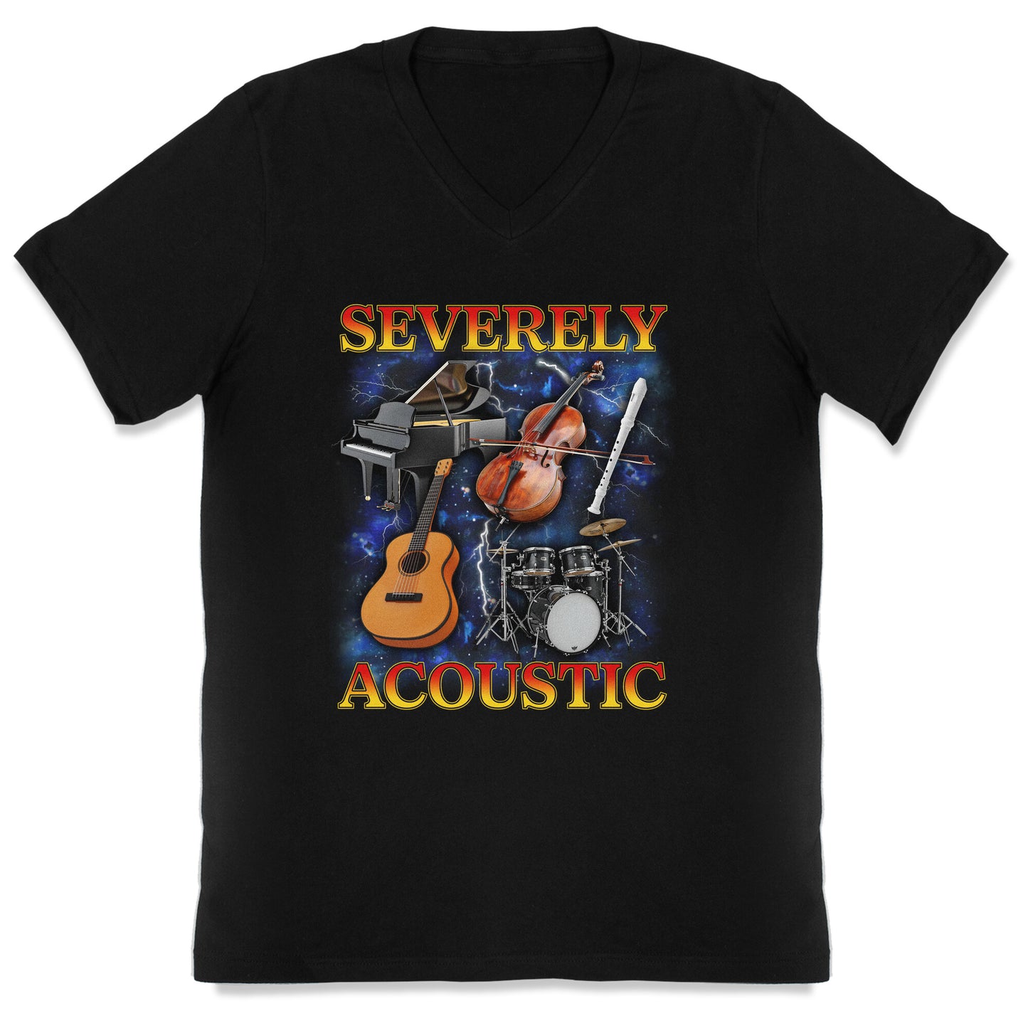 Severely Acoustic V-Neck