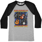 Severely Acoustic Baseball Tee
